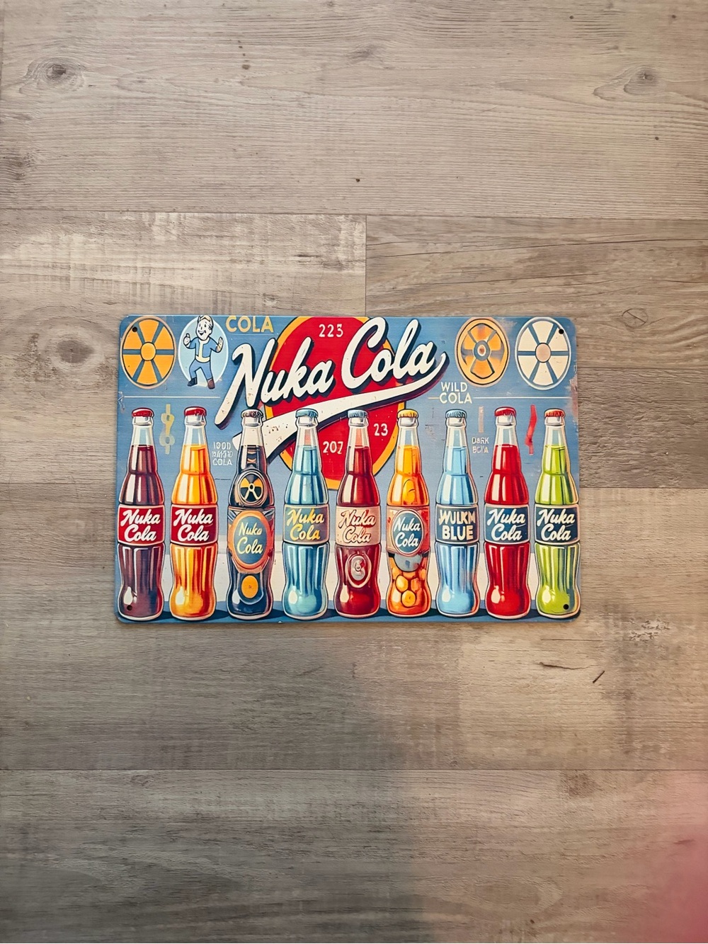 Fallout Nuka Cola Metal Sign Decor